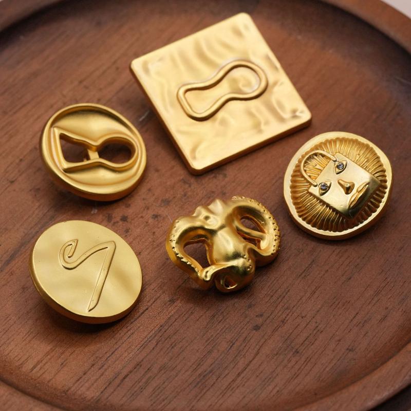 빈티지 금속 단추 하트 모양 예술적인 눈알 디자인 의류 - Craft Embellishment 리뷰 및 가격