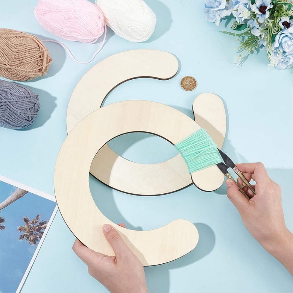 2pcs 나무 Pom Pom 메이커 세트 - 푹신한 원 - Pom Pom Maker Tool 리뷰 및 가격