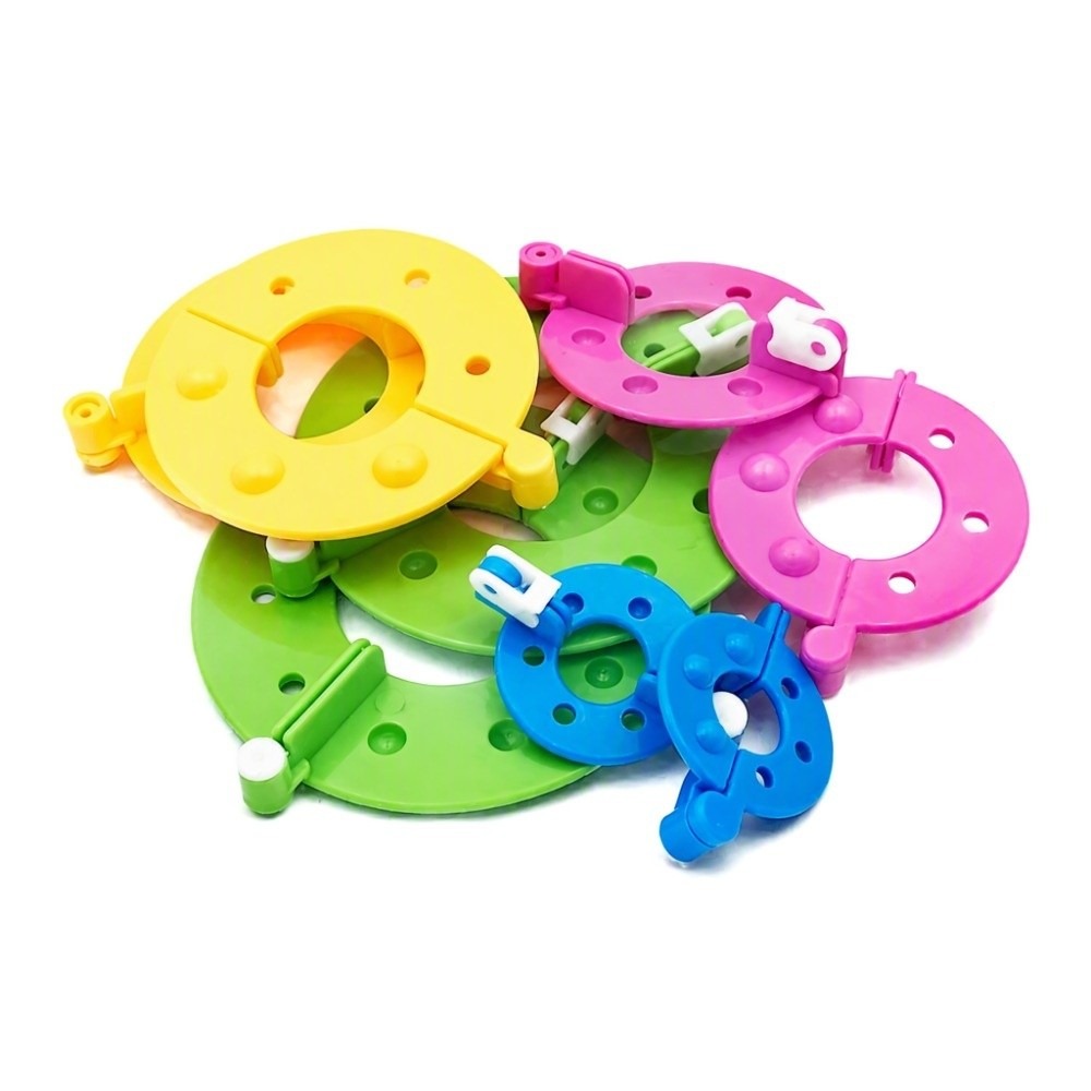 4가지 크기의 폼폼 제작 키트, 다채로운 디자인, 바늘 - Pom Pom Maker Tool 리뷰 및 가격