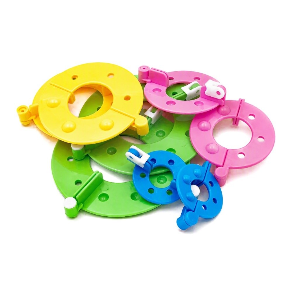 4가지 크기의 폼폼 제작 키트, 다채로운 디자인, 바늘 - Pom Pom Maker Tool 리뷰 및 가격