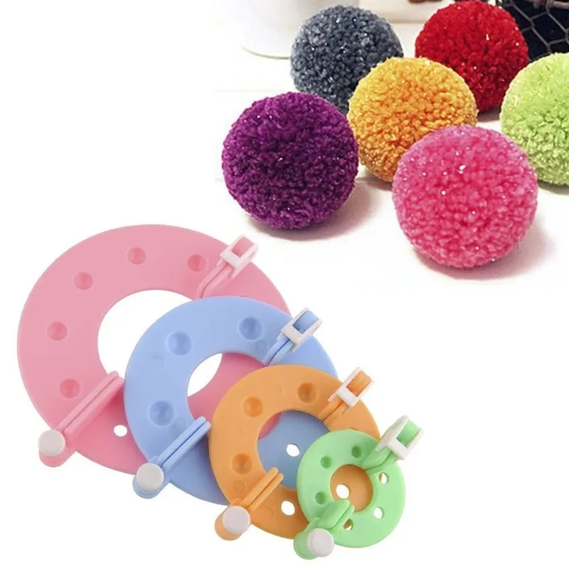 8PCS 4 크기 Fluff Ball Weaver Po - Pom Pom Maker Tool 리뷰 및 가격