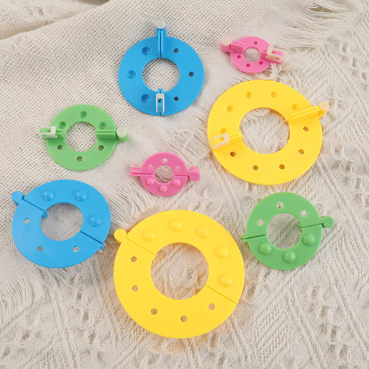 8개 세트 폼폼 제작 도구, 4가지 크기, 간편하게 사 - Pom Pom Maker Tool 리뷰 및 가격