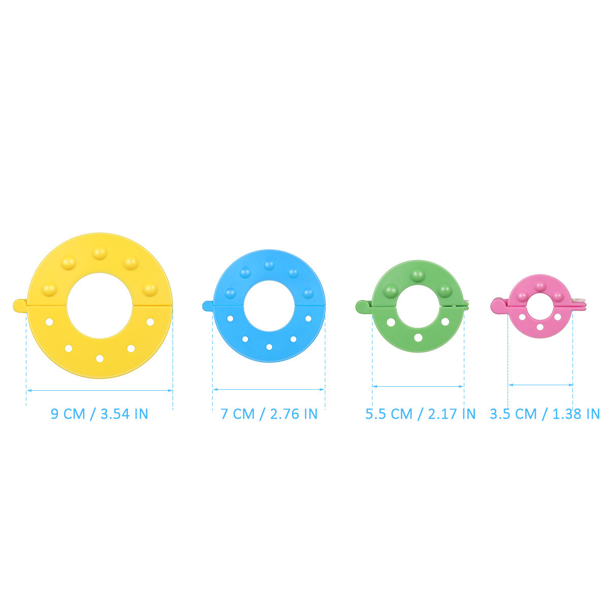 8개입 플러프 볼 메이커 4가지 사이즈 폼폼 도구 세트 - Pom Pom Maker Tool 리뷰 및 가격